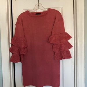 DeRotchild Soft Pink Seater with ruffle sleeves